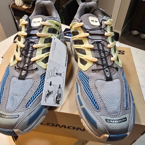 Salomon ACS Pro Advanced Pewter Aegean Blue L47299000 Mens Size 10 NEW HTF COLOR - Picture 3 of 12